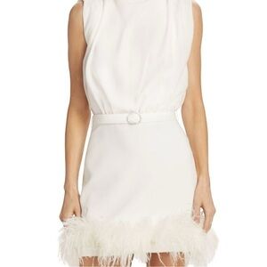 NWT Amanda Uprichard Sullivan Mini Dress Medium Bridal Wedding Bachelorette